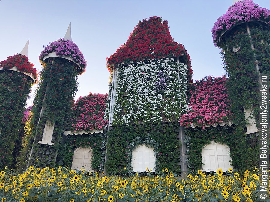 Floral-castle-dubai-miracle-garden